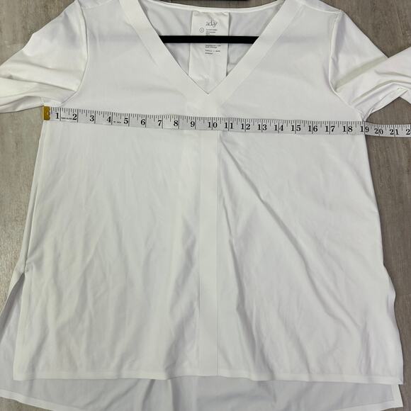 Aday Something Tailored Shirt White Size Small - Picture 5 of 7